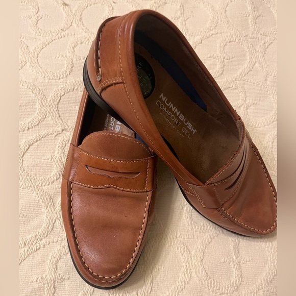 Nunn Bush Men\'s Drexel Moc Toe Penny Loafers